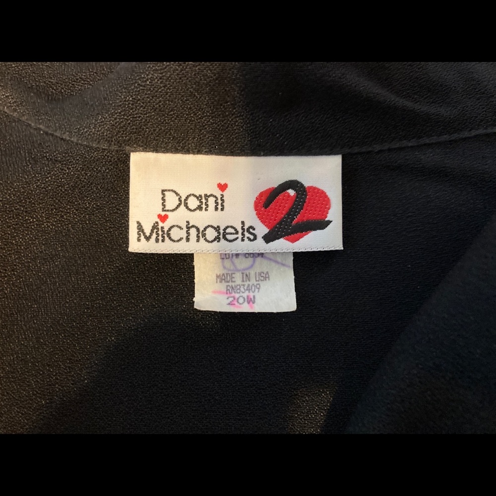Dani Michaels Dress retro Jacket sz 20w - Picture 8 of 9